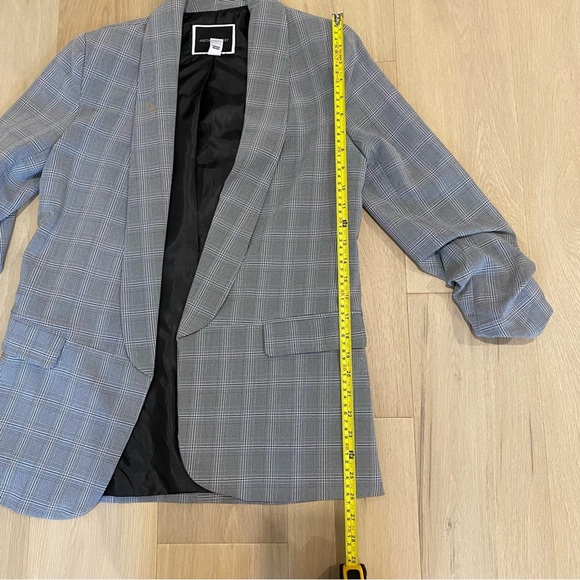 Another Story | Grey Plaid Blazer Suit Jacket 🤍 - Picture 7 of 8